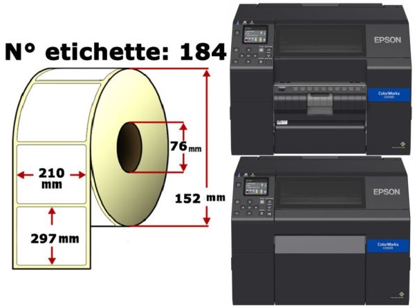 Etichette per EPSON Colorworks C6500 Ae/Pe