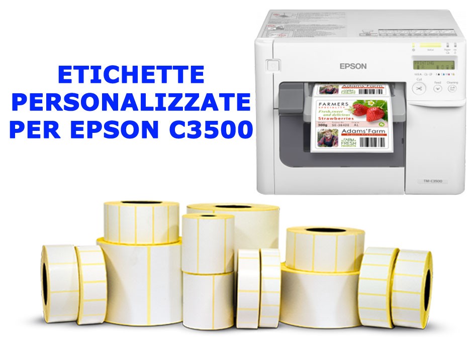 Etichette personalizzate per EPSON Colorworks C3500/C4000e