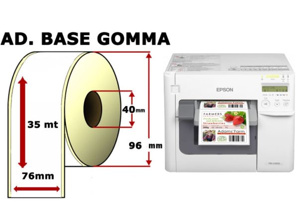 Etichette personalizzate per EPSON Colorworks C3500/C4000e