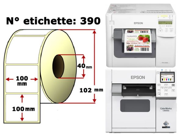 Etichette personalizzate per EPSON Colorworks C3500/C4000e