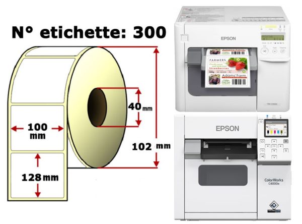 Etichette personalizzate per EPSON Colorworks C3500/C4000e