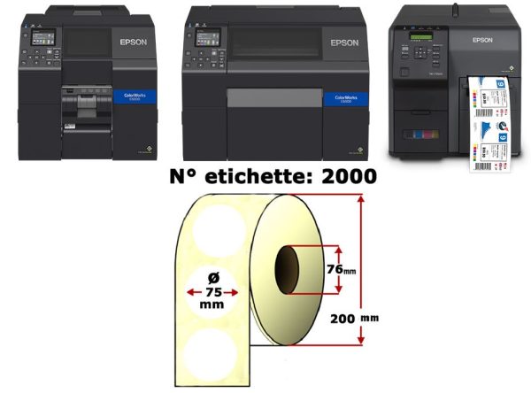 Etichette Personalizzate per Epson C6000/C6500/C7500/C7500G