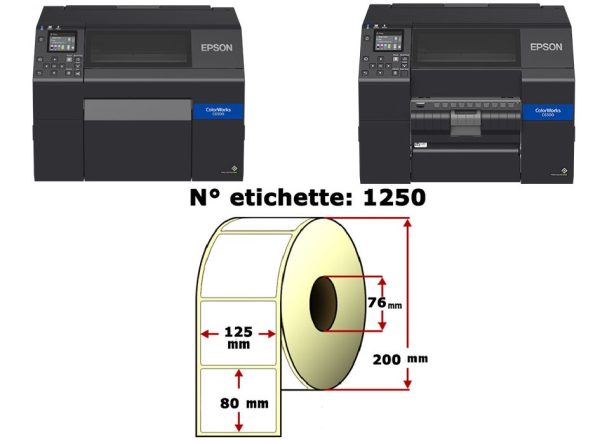 Etichette Personalizzate per Epson C6000/C6500/C7500/C7500G