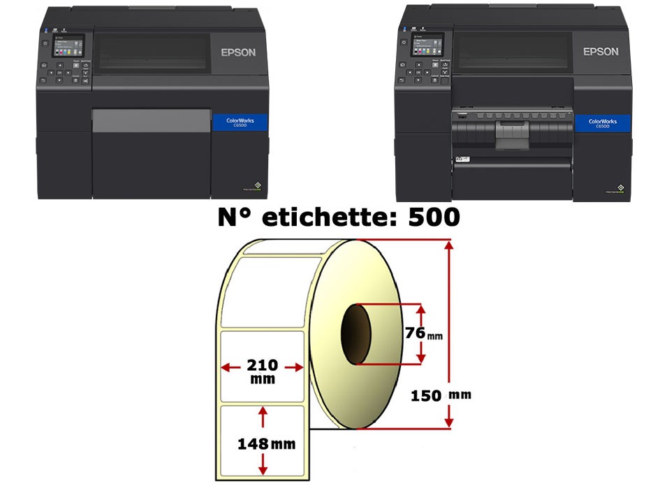 Etichette Personalizzate per Epson C6000/C6500/C7500/C7500G